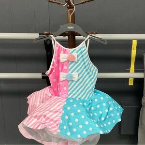 Revolution: Join the circus blue and pink dance costume